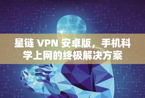 星链 VPN 安卓版，手机科学上网的终极解决方案